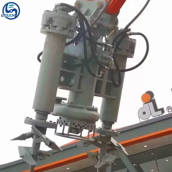8 Inch 400m3 Hydraulic Excavator Submersible Dredge Pump for Sand Pumping